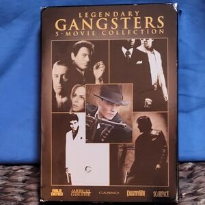 Legendary Gangsters 5 Movie Collection DVD Set Enemies Gangster Casino Scarface